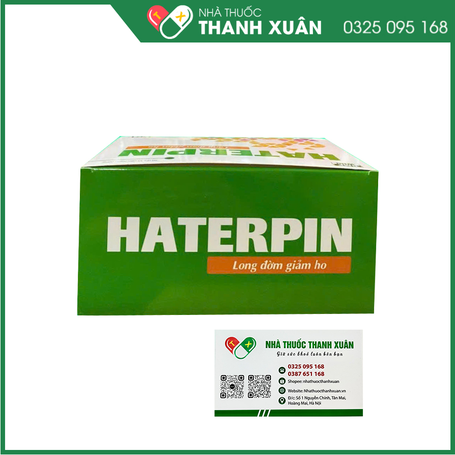 Haterpin thuốc giảm ho, long đờm